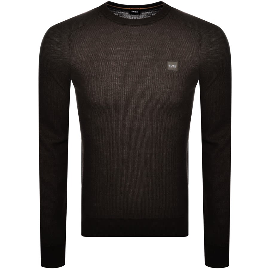 Alternative Image for ProductBOSS Amador Knitted Jumper in Green1